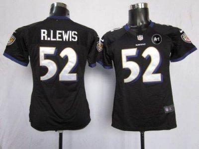 Jerseys Factory Cheap Nike Ravens #52 Ray Lewis Black Alternate