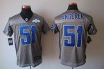 Jerseys Factory Cheap Nike Colts #51 Pat Angerer Grey Shadow Wit