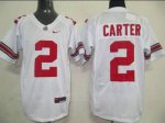 Jerseys Factory Cheap Buckeyes #2 Cris Carter White Embroidered