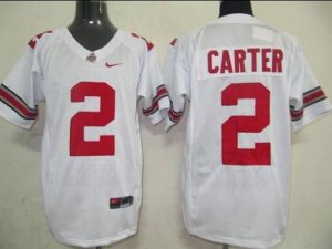 Jerseys Factory Cheap Buckeyes #2 Cris Carter White Embroidered