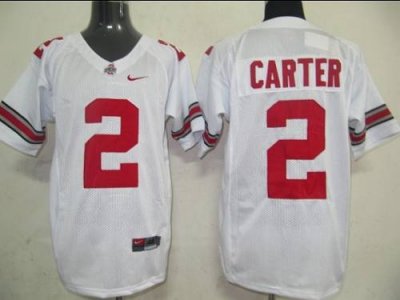 Jerseys Factory Cheap Buckeyes #2 Cris Carter White Embroidered