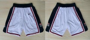 Jerseys Factory Cheap Dream Team USA Whtie NBA Shorts