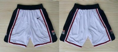 Jerseys Factory Cheap Dream Team USA Whtie NBA Shorts