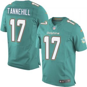 Jerseys Factory Cheap Nike Dolphins #17 Ryan Tannehill Aqua Gree