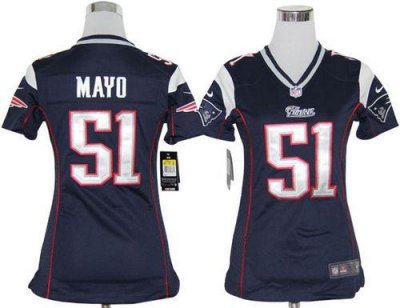 Jerseys Factory Cheap Nike Patriots #51 Jerod Mayo Navy Blue Tea