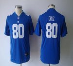 Jerseys Factory Cheap Nike Giants #80 Victor Cruz Royal Blue Tea