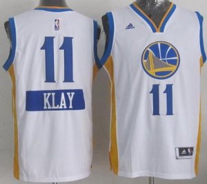 Jerseys Factory Cheap Warriors #11 Klay Thompson White 2014-15 C