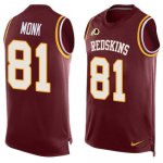 Jerseys Factory Cheap Nike Redskins #81 Art Monk Burgundy Red Te
