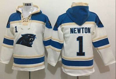 Jerseys Factory Cheap Nike Panthers #1 Cam Newton White Sawyer H