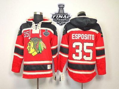 Jerseys Factory Cheap Blackhawks #35 Tony Esposito Red Sawyer Ho