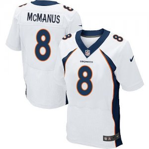 Jerseys Factory Cheap Nike Broncos #8 Brandon McManus White Men'