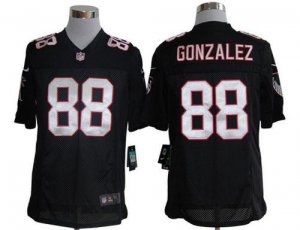 Jerseys Factory Cheap Nike Falcons #88 Tony Gonzalez Black Alter