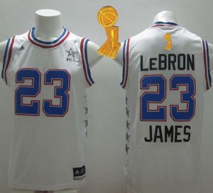 Jerseys Factory Cheap Cavaliers #23 LeBron James White 2015 All