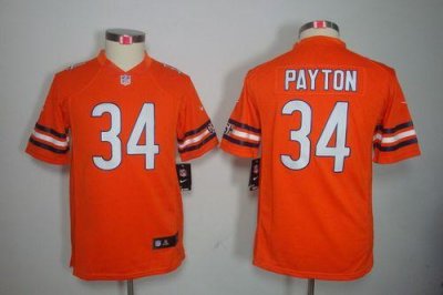 Jerseys Factory Cheap Nike Bears #34 Walter Payton Orange Altern