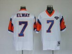 Jerseys Factory Cheap Mitchel & Ness Broncos #7 John Elway White