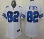 Jerseys Factory Cheap Nike Cowboys #82 Jason Witten White Women'