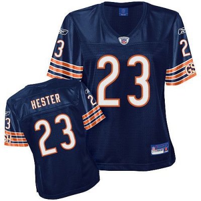 Jerseys Factory Cheap Bears #23 Devin Hester Blue Women's Team C