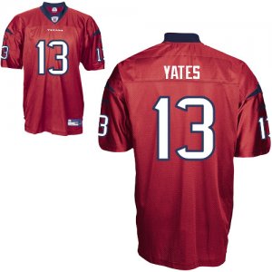 Jerseys Factory Cheap Texans #13 T.J. Yates Red Stitched NFL Jer