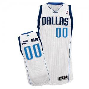 Jerseys Factory Cheap Mavericks Personalized Authentic White NBA