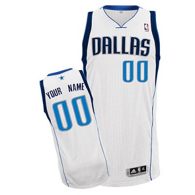 Jerseys Factory Cheap Mavericks Personalized Authentic White NBA