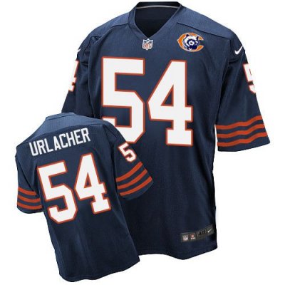 Jerseys Factory Cheap Nike Bears #54 Brian Urlacher Navy Blue Th