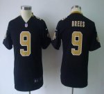 Jerseys Factory Cheap Nike Saints #9 Drew Brees Black Team Color