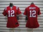 Jerseys Factory Cheap Nike Patriots #12 Tom Brady Red Alternate