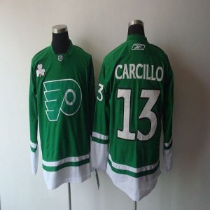 Jerseys Factory Cheap Flyers #13 Daniel Carcillo Green St. Patty