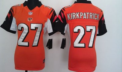 Jerseys Factory Cheap Nike Bengals #27 Dre Kirkpatrick Orange Al