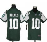 Jerseys Factory Cheap Nike Jets #10 Santonio Holmes Green Team C