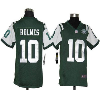 Jerseys Factory Cheap Nike Jets #10 Santonio Holmes Green Team C