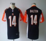 Jerseys Factory Cheap Nike Bengals #14 Andy Dalton Black Team Co