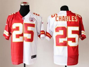 Jerseys Factory Cheap Nike Chiefs #25 Jamaal Charles Red/White M