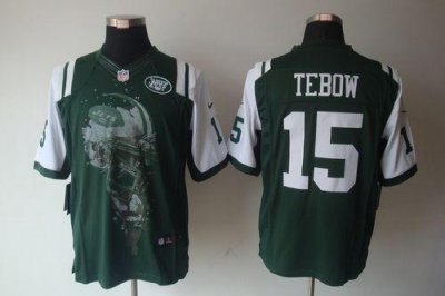 Jerseys Factory Cheap Nike Jets #15 Tim Tebow Green Team Color M
