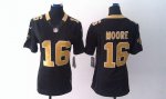 Jerseys Factory Cheap Nike Saints #16 Lance Moore Black Team Col