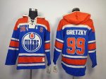 Jerseys Factory Cheap Oilers #99 Wayne Gretzky Light Blue Sawyer