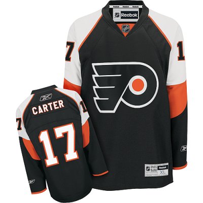 Jerseys Factory Cheap Flyers #17 Jeff Carter Embroidered Black Y