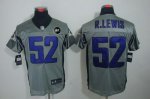 Jerseys Factory Cheap Nike Ravens #52 Ray Lewis Grey Shadow With