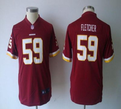 Jerseys Factory Cheap Nike Redskins #59 London Fletcher Burgundy