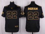 Jerseys Factory Cheap Nike Saints #22 Mark Ingram Black Men's St