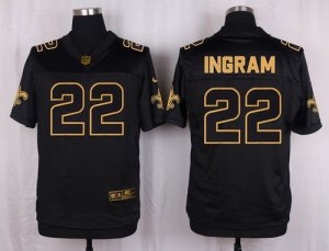 Jerseys Factory Cheap Nike Saints #22 Mark Ingram Black Men's St