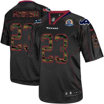 Jerseys Factory Cheap Nike Texans #23 Arian Foster Black With Ha
