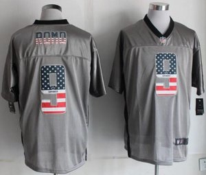 Jerseys Factory Cheap Nike Cowboys #9 Tony Romo Grey Men's Stitc