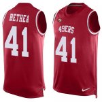 Jerseys Factory Cheap Nike 49ers #41 Antoine Bethea Red Team Col