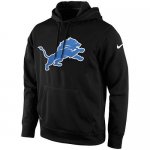 Jerseys Factory Cheap Men's Detroit Lions Nike Black KO Logo Ess