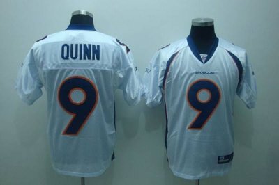 Jerseys Factory Cheap Broncos #9 Brady Quinn White Stitched NFL