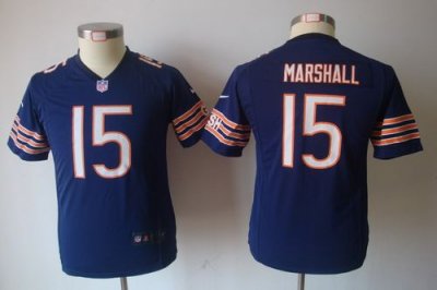 Jerseys Factory Cheap Nike Bears #15 Brandon Marshall Navy Blue