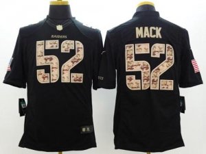 Jerseys Factory Cheap Nike Raiders #52 Khalil Mack Black Men's S