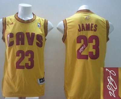 Jerseys Factory Cheap Revolution 30 Autographed Cavaliers #23 Le