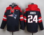 Jerseys Factory Cheap Nike Patriots #24 Cyrus Jones Navy Blue Pl